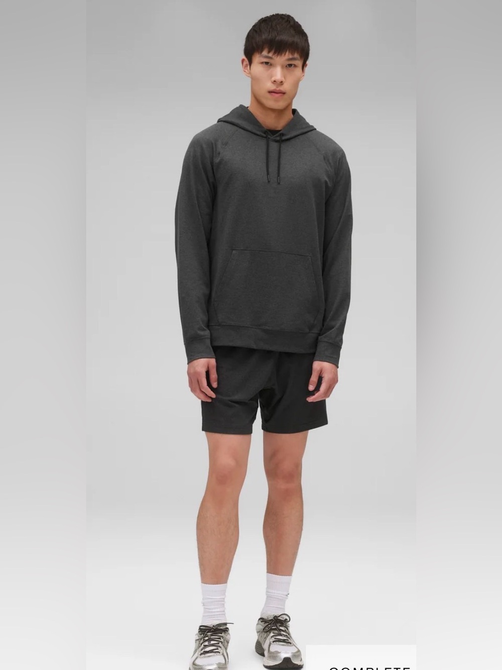 Reigning Champ Men’s Pullover Hoodie – Grey – Size XL